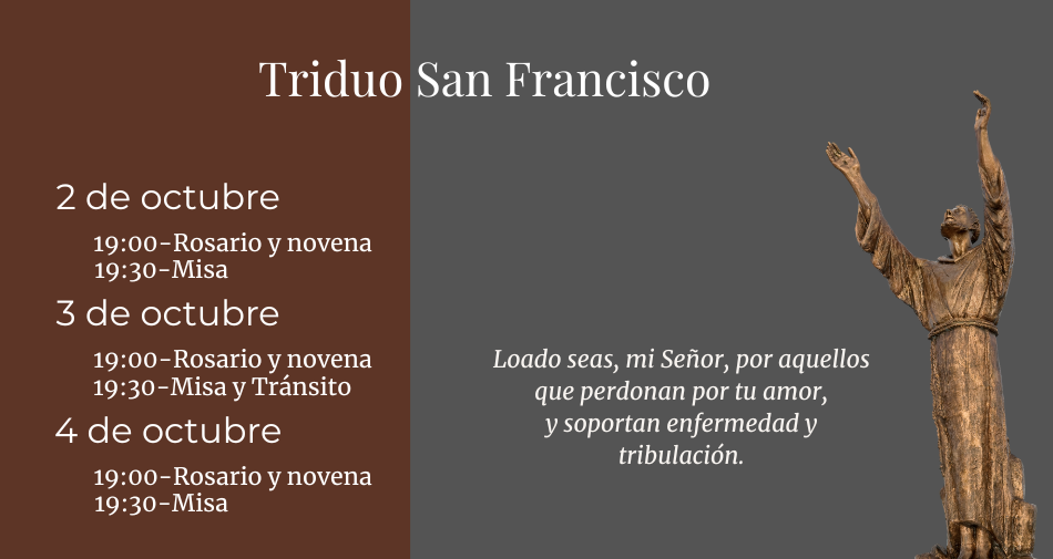 Triduo San Francisco de Asís